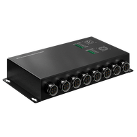Switch Industri GYT M12 8 Port Gigabit On-board, Mendukung 10/100/1000Mbps Ethernet PoE Tanpa Manajemen untuk Kereta Api dan Kereta Bawah Tanah