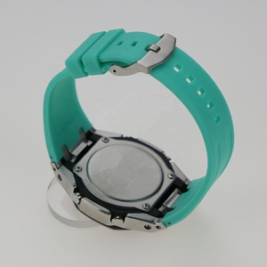 Mode luxe 316L acier remplacement Mods Kit bracelet en Silicone souple GA2100 Mod Kit boîtier de montre pour GA2100 <span class=keywords><strong>Gshock</strong></span> - Product Image 6