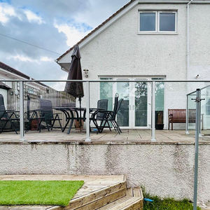 깨지지 않는 강화유리 클램프 난간 라미네이트 발루스트레이드 시스템 스테인리스 스틸 기둥 할인 가격 빌라 호텔 발코니 - Product Image 5