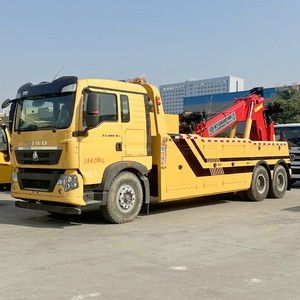 Suministro Directo de Fábrica: Camión Grúa Integrado Howo TX 6x4 de 20 Toneladas, Camión de Rescate para Averiados en Carretera, Capacidad de Remolque 1 a 1 - Product Image 1