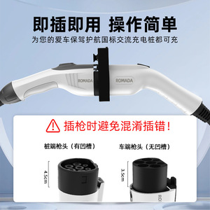 Cable de extensión para pistola de carga de CA de doble cabezal IN ROME 32A 7kW con cerradura de combinación - Product Image 5