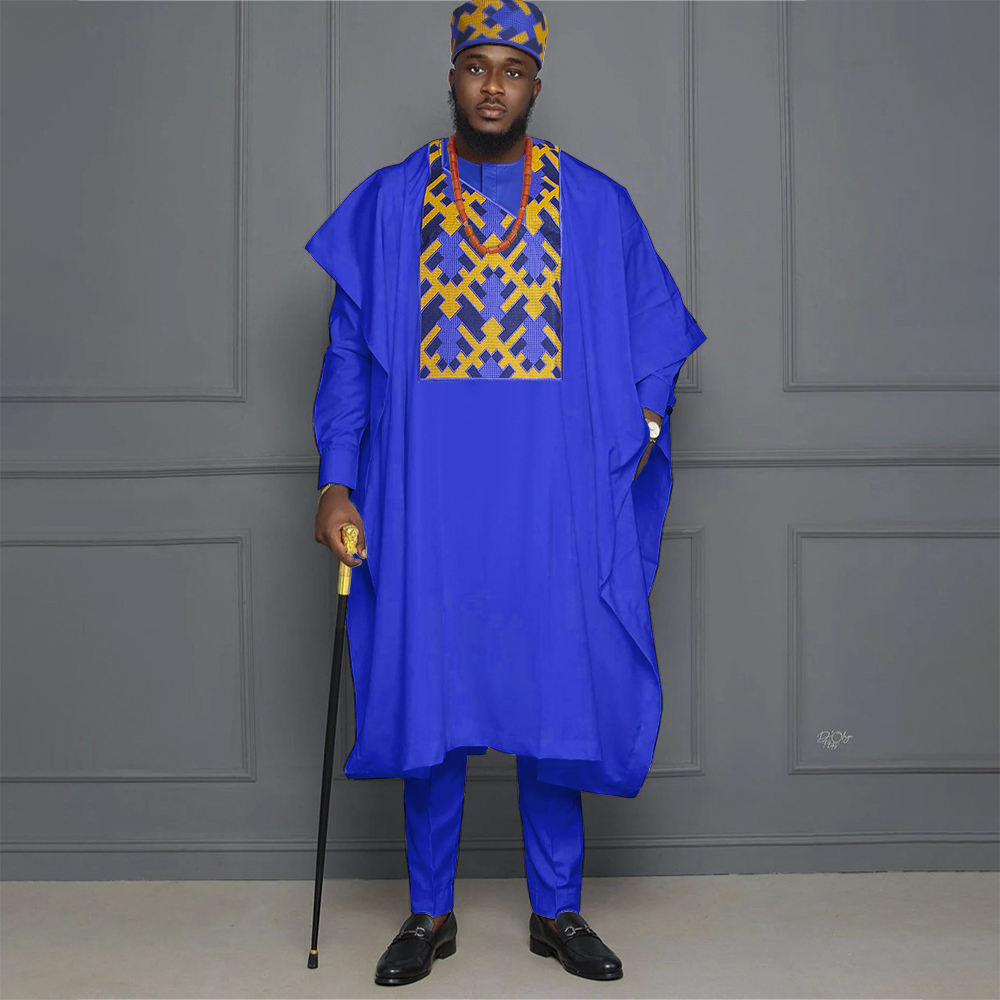 Roupas Africanas H \u0026 D para Homens Traje Tradicional Agbada com Bordado e  Chapéu para Casamento| Alibaba.com, image size:1000x1000