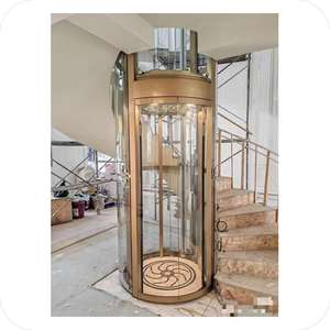 Preço de Fábrica Elevador Residencial de Alta Qualidade para 2-4 Andares Interno/Externo Design Moderno Elevador de Passageiros com Recursos de Segurança para Villa - Product Image 3