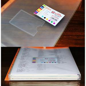 Factory Price 2pcs /Pack A4 Transparent Plastic <strong>File</strong> <strong>Folder</strong> 11-hole Loose-leaf Pocket <strong>with</strong> <strong>Snap</strong> Closure - Product Image 5
