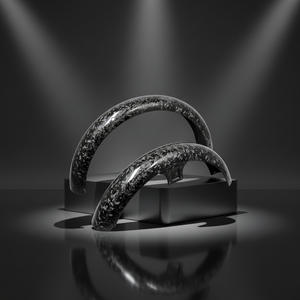 Garde-boue arrière pour moto YHMOTO pour Simson S51 S70 S50, aspect carbone forgé - Product Image 5