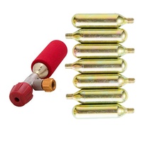 Cartouches de CO2 filetées De Rong 16g, bouteilles de gaz haute pression pour gonfleur de pneus de vélo, airsoft, échantillon gratuit