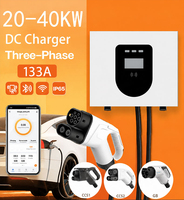 Nouvelle station de recharge rapide pour véhicules électriques DC 20kW 30kW 40kW CCS1 CCS2 GBT CHAdeMO, station de recharge commerciale pour véhicules électriques