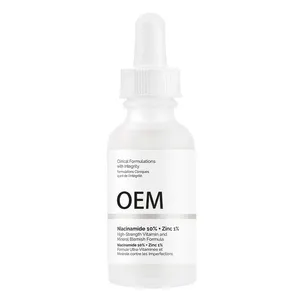 OEM/ODM Niacinamide 10% + Zinc 1% Serum 30ml Original Products Skin Care Whitening Essence Face Serum