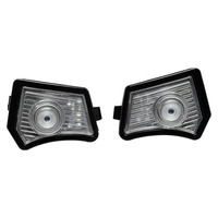 Autodragons Éclairage de logo de voiture, éclairage de bienvenue pour tapis de sol, couvercle de rétroviseur latéral avec logo, compatible avec XE X760 XF XFR XJ XJR XK