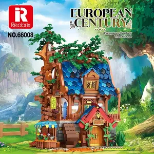 Rebrix 66008 บ้านต้นไม้ <span class=keywords><strong>2566</strong></span> ชิ้น+ ตัวต่อ DIY ฉากป่า วิวถนนยุคกลาง สถาปัตยกรรม ของเล่นตัวต่อแบบโมเดลสำหรับเด็ก ของขวัญ - Product Image 2