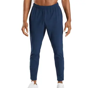 Großhandel Leicht gewicht Schnellt rockn ender Reiß verschluss Saum Jogger Spandex und Nylon Elastine Workout Jogger hose Männer