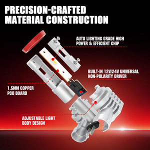 Chất Lượng Cao Vx H27 880/881 20W 8000LM LED Đèn Pha Bóng Đèn H1 H7 H10 H13 9005 9006 6500K LED Đèn Xe Hơi Với Không Có Fan Hâm Mộ - Product Image 2