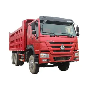 تستخدم شاحنة هو وو 6x4 371 sinotruck تفريغ شاحنة قلابة ل نيجيريا