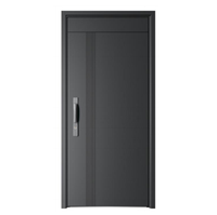 Prix de gros Porte de sécurité en acier Porte de portail en acier inoxydable Design de porte moderne en acier pour la maison