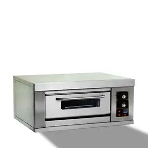 Oven listrik komersial Pizza 380V, Oven panggang dengan kontrol Digital, tiga lapis sembilan nampan