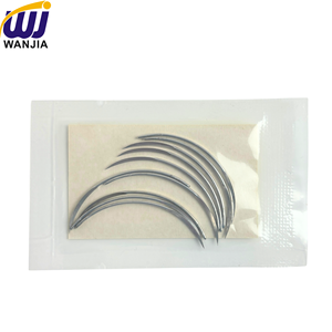 Wanjia เข็มเย็บแผลผ่าตัดสัตวแพทย์สแตนเลสแบบใช้แล้วทิ้งขนาด11x40มม. เข็มโค้งขนาดใหญ่สำหรับวัวหมูแกะแพะ - Product Image 6