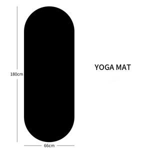 Tappetino Yoga Extra Large <span class=keywords><strong>in</strong></span> PU Ecologico con Logo Personalizzato, 5mm Antiscivolo <span class=keywords><strong>in</strong></span> <span class=keywords><strong>Gomma</strong></span> Naturale per Palestra e Casa - Product Image 2