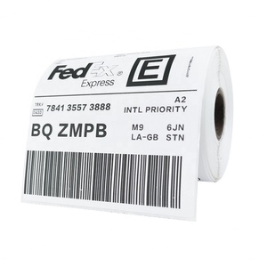 Etiquetas Autoadhesivas 4x6 Compatibles con Impresoras Térmicas Directas, Plegables en Abanico, Venta al Por Mayor en China - Product Image 2