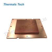 Dissipateur de chaleur en cuivre personnalisé 100*80mm pour matériel informatique à circuit intégré FPGA