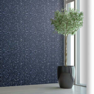 Glittex High Gloss Blue Glitter Non Woven Modern <b>Wallpaper</b> PC 31/12 <b>Roll</b> for Luxury Interior Decoration 9.36 M2 - Product Image 2