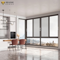 Ventanas Corredizas Modernas de Aluminio con Doble Acristalamiento, Vidrio Templado, Insonorizadas y Resistentes al Viento, Ventanas Corredizas Horizontales para Casas