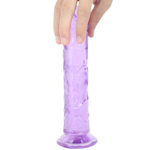 Dildo Realista de Pênis Enorme Seguro para o Corpo com Ventosa Forte para Uso sem as Mãos, Haste Curva e Testículos para Estimulação Vaginal - Product Image 3