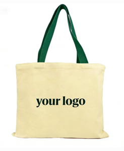 กระเป๋าผ้าฝ้ายแบบกำหนดเองเป็นมิตรกับสิ่งแวดล้อม ทนทานด้วยการเย็บเสริมแรง ซักทำความสะอาดได้ เหมาะสำหรับใส่ของชำและไปเที่ยวชายหาด - Product Image 3