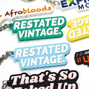 Wholesale Custom 2d/3d Soft Rubber <b>Key</b> <b>Chain</b> Silicone Keyring Plastic Pvc <b>Key</b> Holder <b>Chain</b> <b>Personalised</b> logo Fashion Keychains - Product Image 4