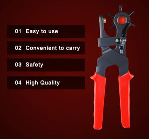 Vendita a caldo pugno per cintura a risparmio di manodopera 2mm-4.5mm pinze multifunzionali per punzonatura con fori per pantaloni - Product Image 4