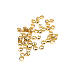 Gold Color Plated Copper Spacer Beads 5X3X3.8mm Round Loose Beads For DIY <b>Bracelet</b> Necklace Jewelry Making Findings - Product Image 5