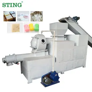 Bloco de sabão para lavanderia, máquina pequena de bloco de sabão para uso em lavandaria, solo duro personalizado 500 kg/h
