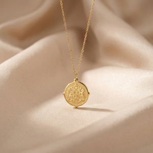 Fashion Trendy Titanium Steel 18K Gold Plated <b>Charm</b> Pendant Necklace for Wedding Anniversary & Party-Unisex - Product Image 3
