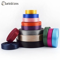 Vente en gros directe usine : Ruban en nylon coloré de 2-5 cm pour accessoires de couture, sangles de sac, colliers pour chien et ceintures de sac à dos