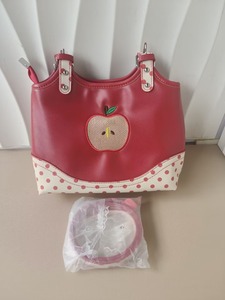 Bolso de Hombro Transparente para Mujer con Cierre de Cremallera y Diseño de Manzana Bordado con Detalle de Cojín - Product Image 4
