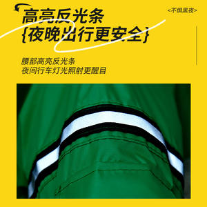 Nouvelle veste de pluie pour animaux de compagnie, pour chiens de petite à moyenne taille, vêtements imperméables à capuche réfléchissants, ajustement universel, vert et bleu, toutes saisons - Product Image 4