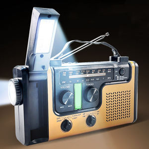 Multi Band AM FM SW Portable Radio <b>Solar</b> Hand Crank Power LED Light Multi Power Source <b>Foldable</b> Lamp <b>Panel</b> Outdoor Camping - Product Image 6