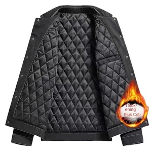 <span class=keywords><strong>Veste</strong></span> décontractée homme automne-hiver en velours véritable à carreaux, col à revers, respirante, épaisse, élégante et tendance - Product Image 5