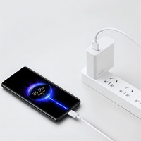 Produk Baru Charger Dinding Plastik Putih Super Cepat 120w Daya Tinggi untuk Ponsel Samsung Xiaomi Oneplus