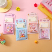 Depai – Mini carnet de notes spirale mignon à motifs de dessins animés, 100 feuilles, 80 g/m², bloc-notes de poche portable, cadeau pour enfants et étudiants
