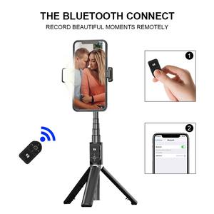 Nuovo P70D luce di riempimento Video supporto universale direzione regolabile <span class=keywords><strong>Smartphone</strong></span> stabilizzare Selfie Stick bastone treppiede Selfie Stick - Product Image 4