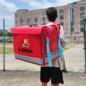 Sac à dos étanche de transport de repas à emporter pour vélo et moto avec logo personnalisé de grande taille Sac à dos de <span class=keywords><strong>livraison</strong></span> de nourriture Stockage au sec isolé - Product Image 5