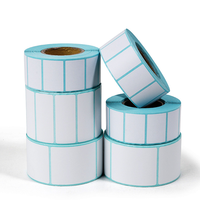 Étiquettes de code-barres en cuivre sur mesure Barway, transfert thermique, autocollants d'expédition postale, 35 mm * 58 mm, impression blanche autocollante personnalisée