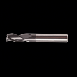 Fraise à queue en carbure monobloc Ttake Standard Ta1404, 3 cannelures, revêtement Nano TiAln, hélice de 30 degrés, pour fraisage de rainures courtes, coupe de métaux - Product Image 3