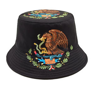 Mexico National Team Bucket Hat With Eagle Emblem Digital Printed Canvas Sun Hat <b>For</b> Men <b>Women</b> Summer Beach Outdoor <b>Travel</b> - Product Image 6