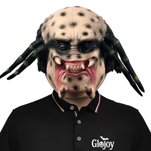Máscara de látex estilo Guerrero Alienígena inspirada en Depredador para disfraz de Halloween - Product Image 1