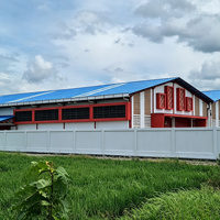 Tôle trapézoïdale ondulée en UPVC/PVC de 1030 mm, haute résistance, ignifuge, insonorisée, anti-UV, pour ateliers agricoles en Amérique latine