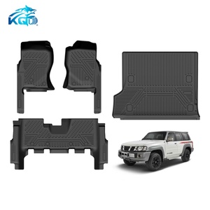 Tapis de sol de voiture TPE complets pour 5 places, pour Nissan Patrol Y61 1997-2022, accessoires intérieurs de voiture - Product Image 1