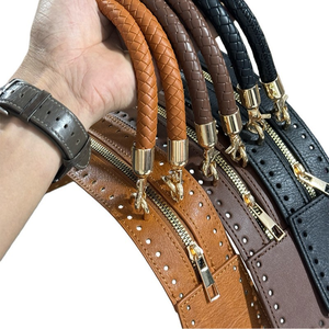 Accessoires pour sacs à main tissés, matériaux d'accessoires de haute qualité vintage à double poignée avec fermeture éclair pour la fabrication de portefeuilles - Product Image 2