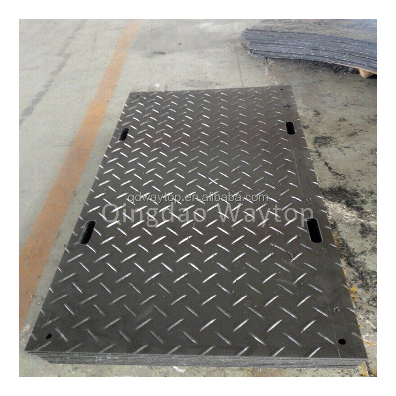 Excavator Ground protection Mats 4x8 Eco-friendly Hdpe Construction Mud Mat for Temporary Street
