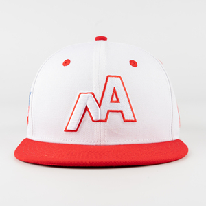 TCAP China ODM Custom 6 Panel 3D Embroidery Wool Acrylic <b>Flat</b> Brim Baseball Fitted <b>Caps</b> Hats - Product Image 2